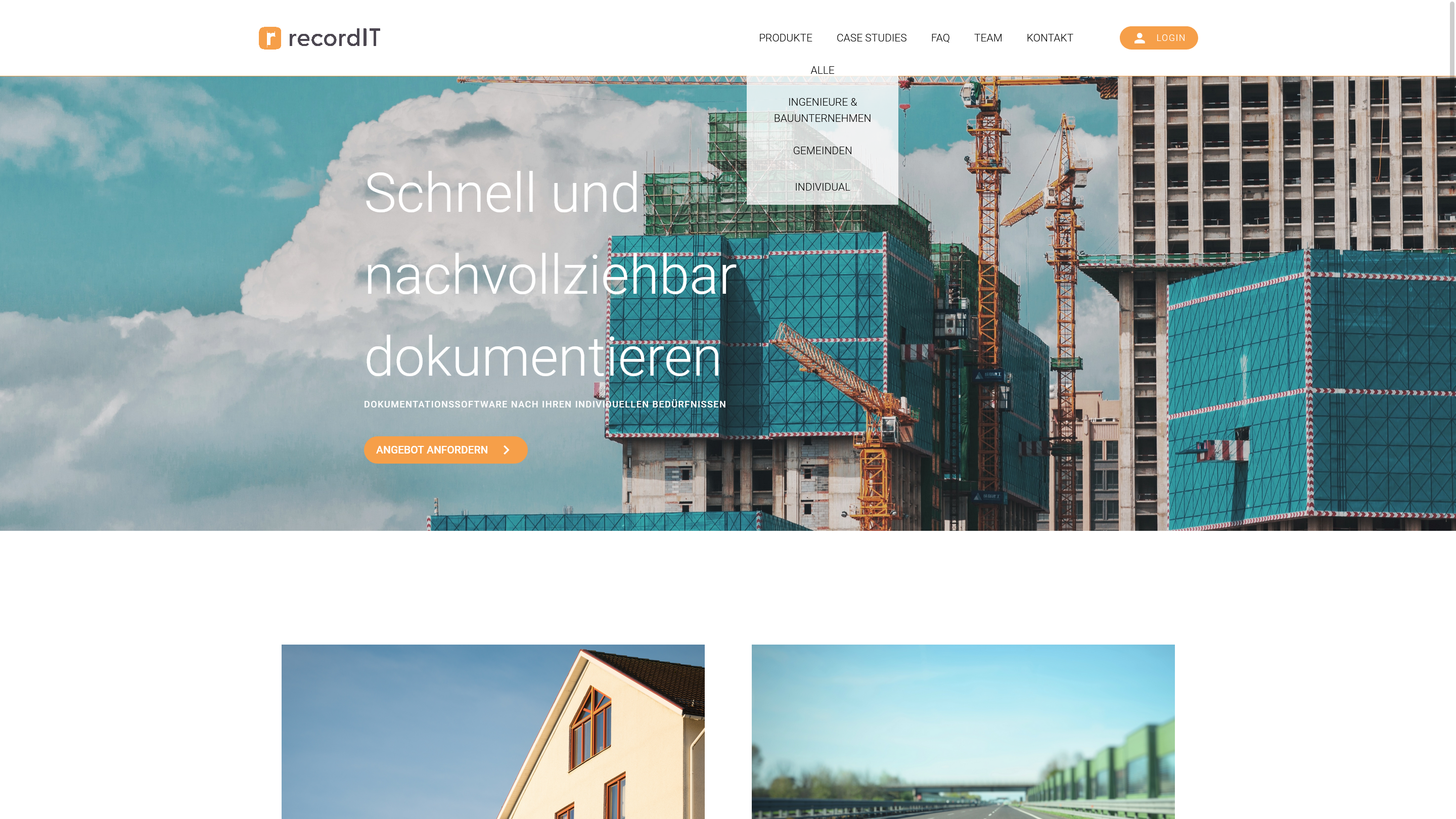 recordIT homepage preview